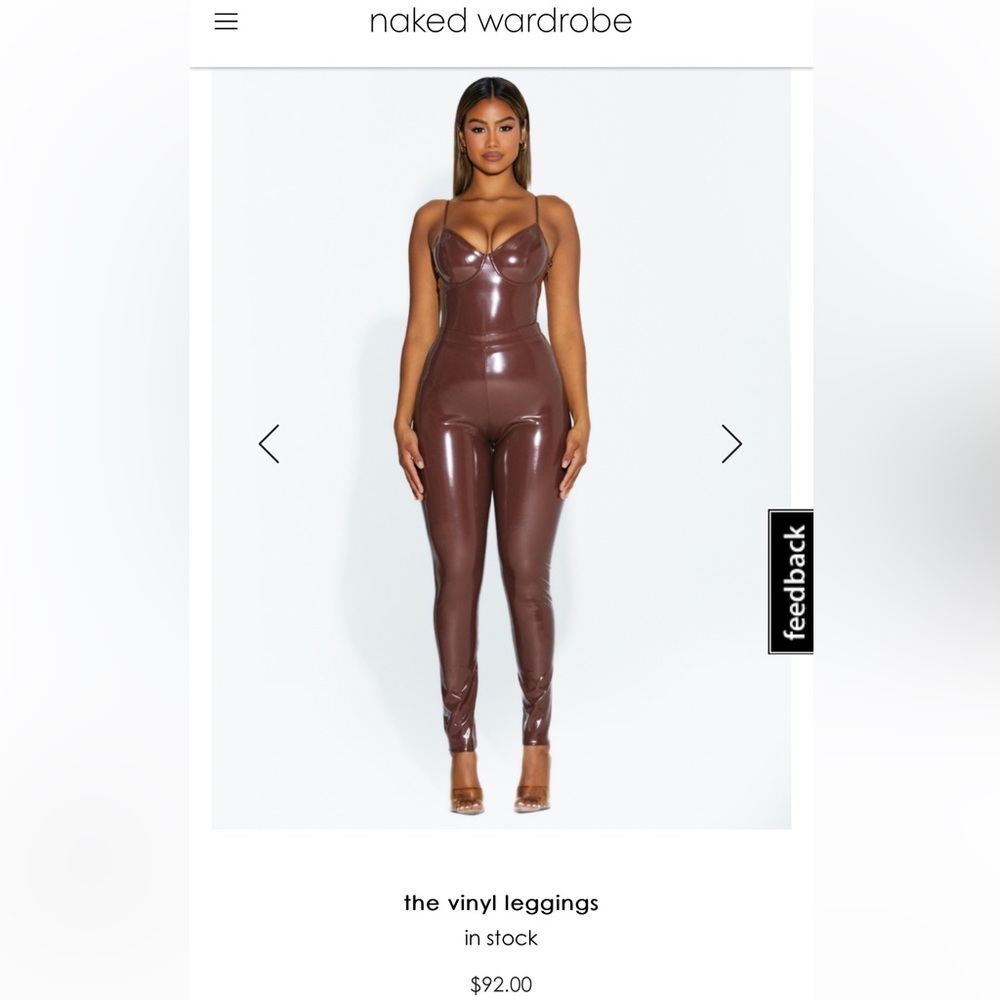 Naked wardrobe vinyl pants